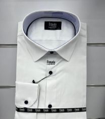 Koszula Męskie Gładkie Slim z kolorowym guzikiem Rozmiary od M-2Xl ESP-Gz-03