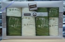 Komplet ręczników haftowane 6-częściowy ATB6-09