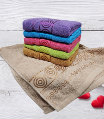 Ręczniki frotte100%bawełna 70x140cm(400-420g/m2)  LINH-41