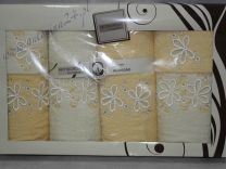 Komplet ręczników haftowane 6-częściowy ATB6-13