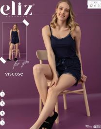 Piżama damska wąskie ramiączko z wiskoza rozmiar:S-XL AS-3702-2