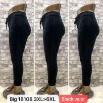 Spodnie Dresowe Damskie Welur BIG size:3XL-6XL AT-LG-18108B