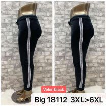 Spodnie Dresowe Damskie Welur BIG size:3XL-6XL AT-LG-18112B