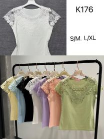 Damska koszulka size:S/M L/XL 5G-K176
