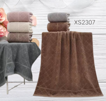 Ręczniki frotte100% bawełna wzór Tłoczone 70x140cm(430g/m2) XA-XS2307