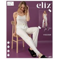 Piżama damska wąskie ramączka długie spodnie S-XL AS-3701-5