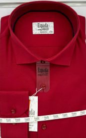 Eleganckie koszule w drobną strukturę+elastan Slim Fit Rozm od M-2XL ESP-gk74-04