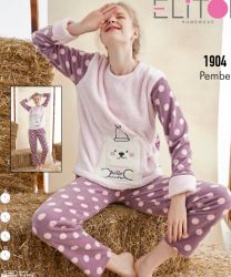 Piżamy damskie-Soft S-XL AS-1904-FL