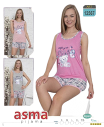 Piżama Damskie Bawełniana rozmiar:S-2XL AS-SMA-12567